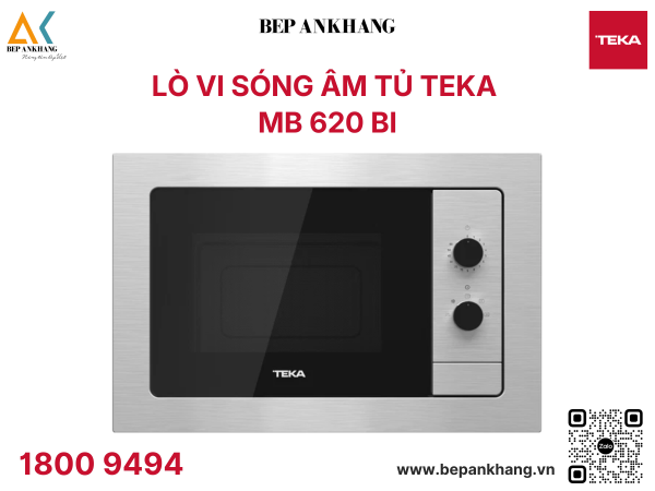 Lò vi sóng âm tủ Teka MB 620 BI SS- Xuất xứ Bồ Đào Nha